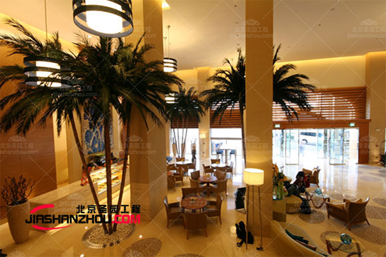 航海熱帶仿真樹室內裝飾的大趨勢