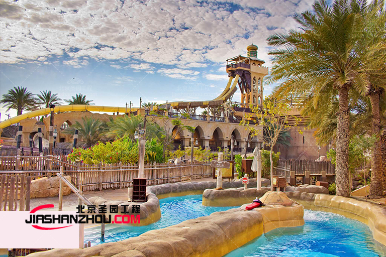 北京環球度假區塑石假山景觀水池設計