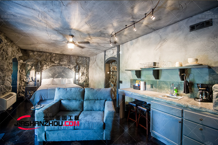 論人工窯洞民宿設計中色彩的運用和搭配