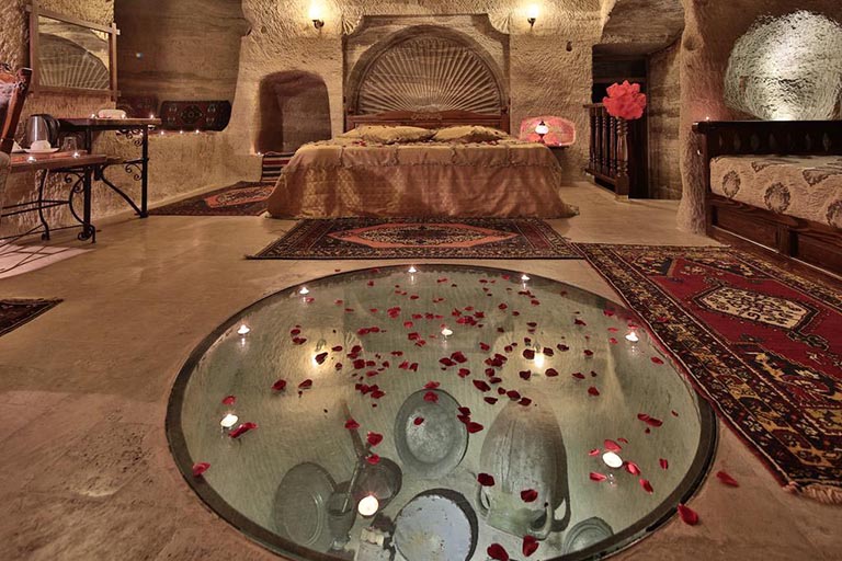 仿古巖洞主題酒店為酒店以其高耐用性和堅(jiān)固性而聞名