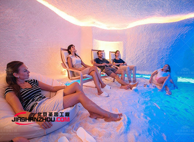 灰色的小區式鹽療養生會所設計制作比你想象的漂亮