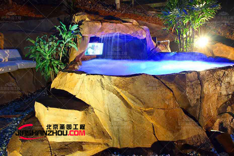 天津RGC塑石假山瀑布水景 全國千款假山水景案例 價格透明