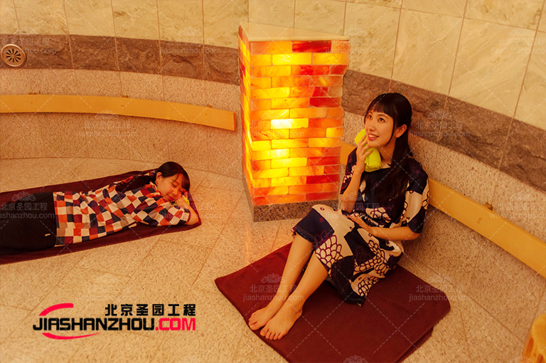 北京廠家的室內鹽浴鹽療汗蒸房墻壁顏色裝飾指南