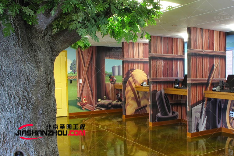 室內外綠色魅力的完美補充就用人造仿真樹景觀樹