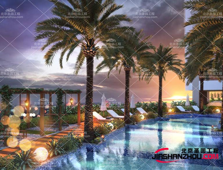 仿真樹造景融合的應用要注意的兩個原則