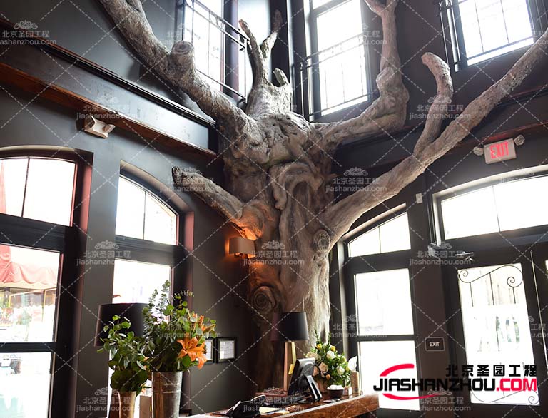 仿真樹造景帶動了整個園林景觀的f 景發(fā)展