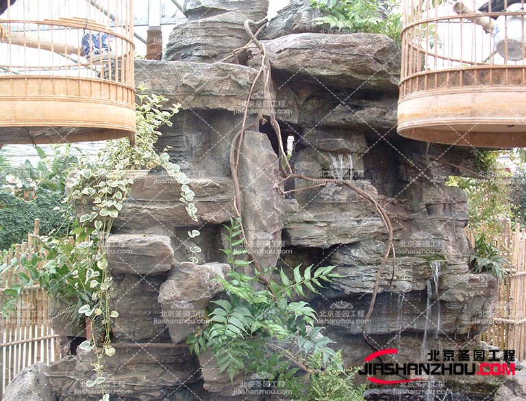 塑石假山越來越受歡迎不僅有山石之美還有一定的藝術效果