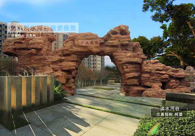 生態園大門是其環保，款式多樣效果逼真