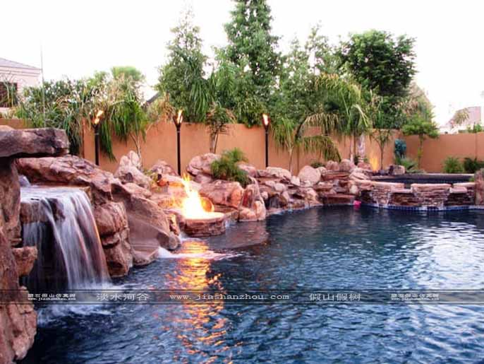 水泥假山在園林景觀逐漸成為人們賞心悅目的配角