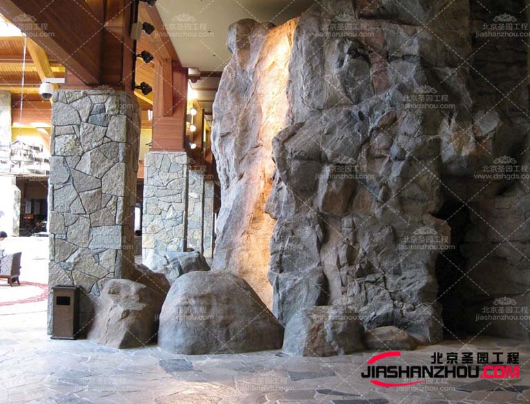 現在塑石假山也可以通過彩繪等手法增加其藝術性和觀賞性