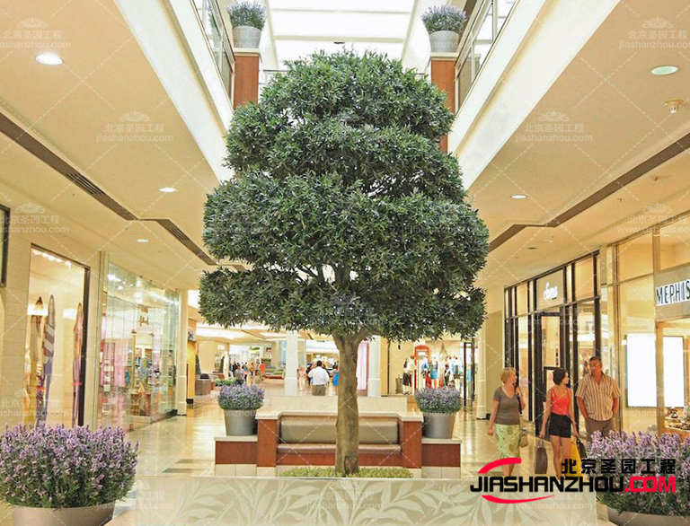 仿真樹逼真度高，外形美觀，且使用壽命長不受限制