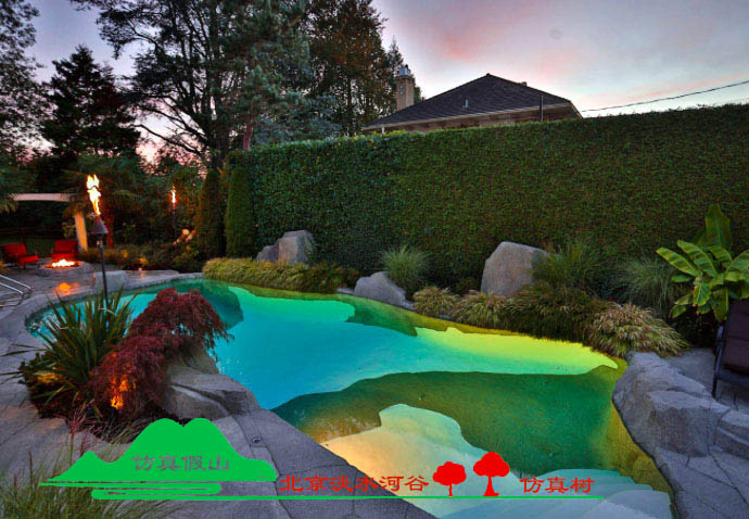 塑石假山制作廠家設(shè)計假山遵循萬變不離其宗的原則