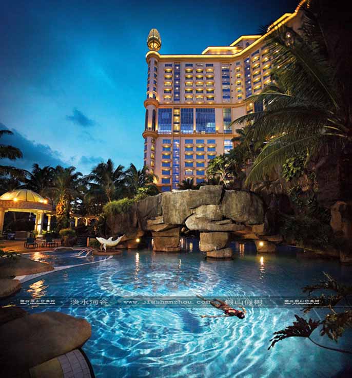 武岡市塑石假山設計價格 多年假山制作廠家