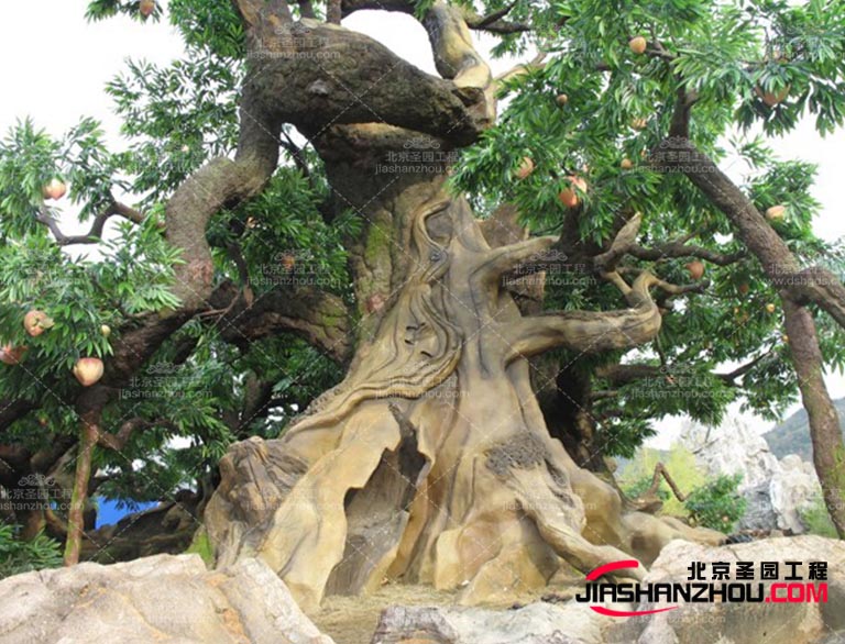 仿真樹藝術神 山西太原古仿真樹施工