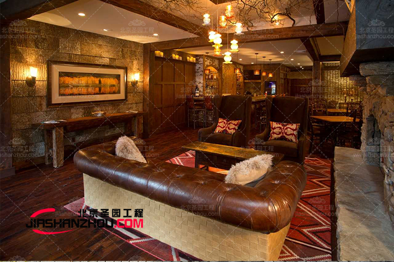 江蘇維也納酒店仿木屋房子施工 成型快成本低