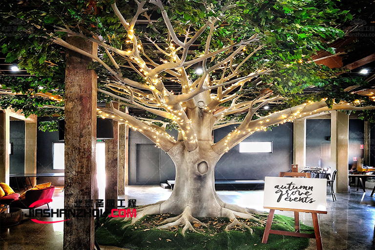 河北唐山假樹仿真樹制作案例 源頭工廠 全國(guó)施工