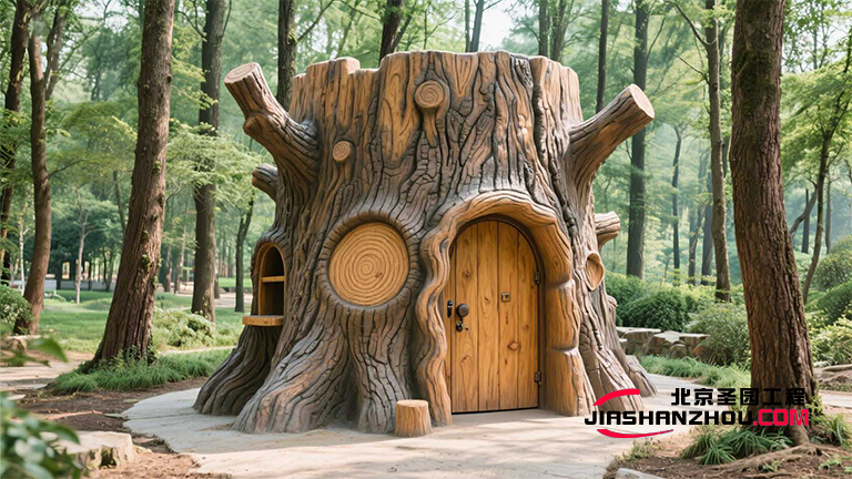 探秘云南霍比特小屋內部 卡通仿真樹小屋童話世界等你來