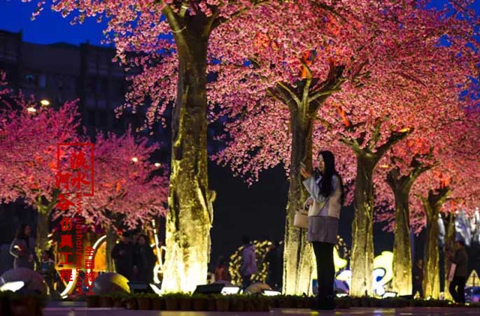 仿真臘梅樹.jpg 仿真臘梅樹