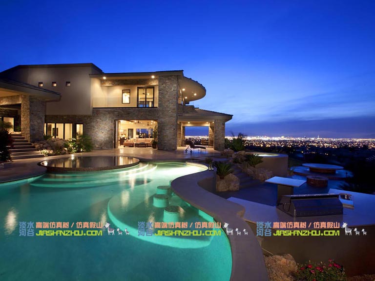 水泥假山.jpg 水泥假山