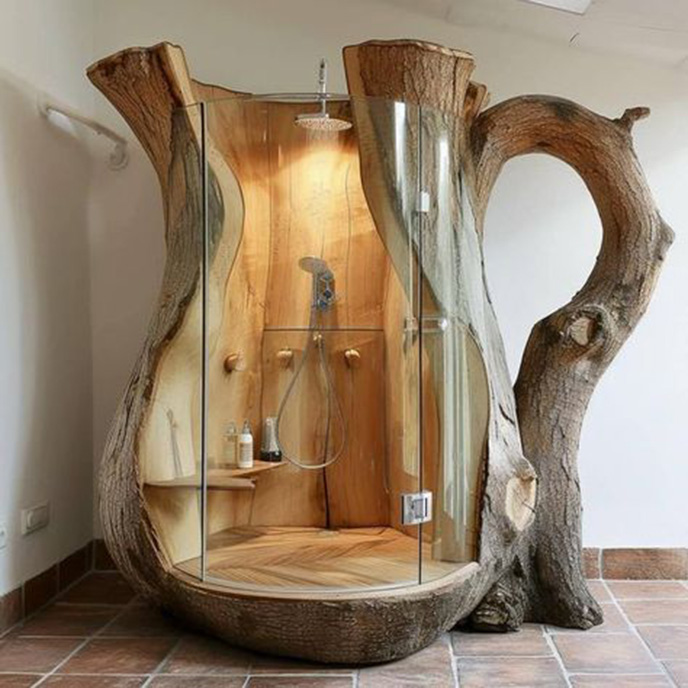 仿木藝術(shù)客廳