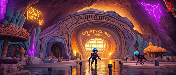 仿真假山大門.jpg 仿真假山大門