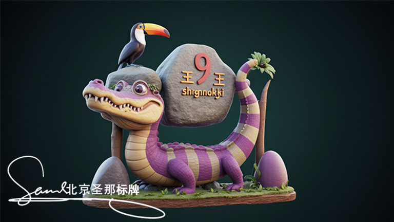 水泥仿木標識牌