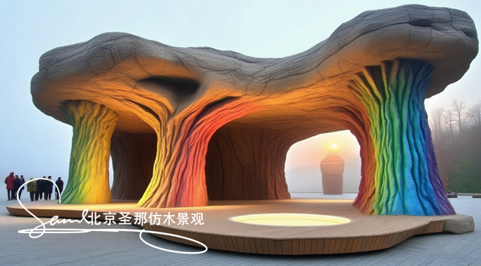 水泥仿木觀光臺(tái).png 水泥仿木觀光臺(tái)