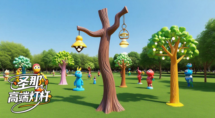 卡通燈桿.jpeg 卡通燈桿