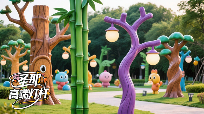 卡通燈桿.jpeg 卡通燈桿