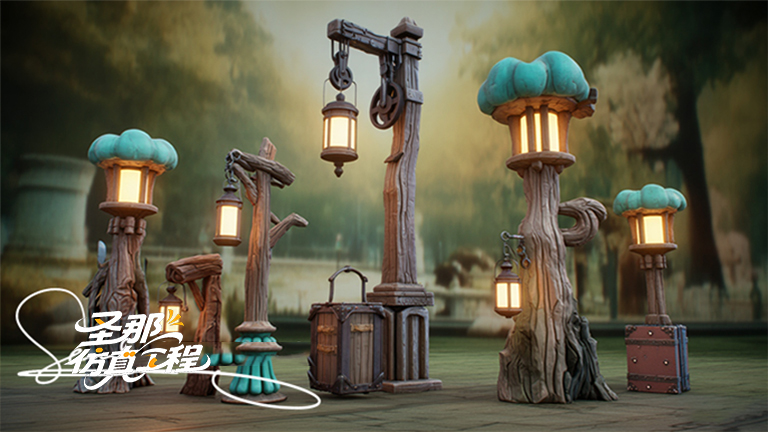 卡通燈桿.jpg 卡通燈桿