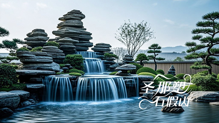 水泥假山.jpg 水泥假山